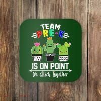 Team Pre-K Is On Point Coaster thumb 0