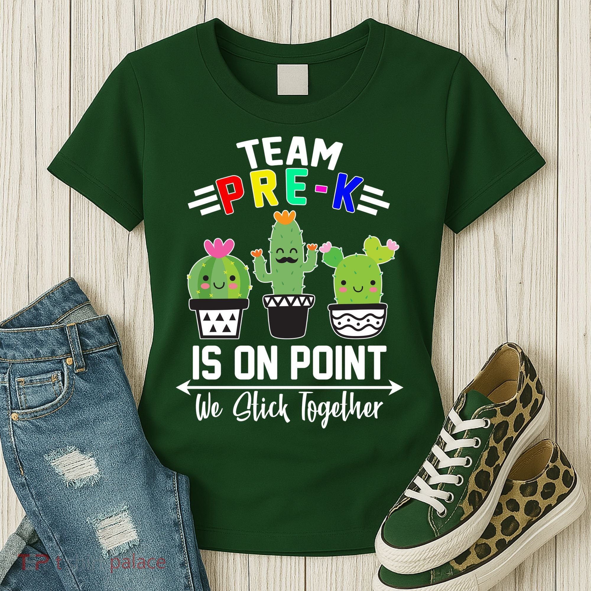 Team Pre-K Is On Point Women's T-Shirt