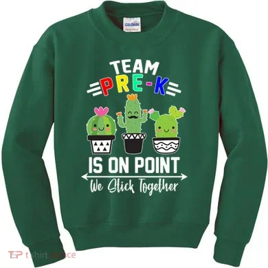 Team Pre-K Is On Point Kids Sweatshirt