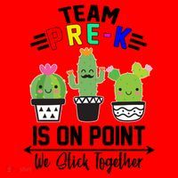 Team Pre-K Is On Point Santa Hat thumb 1