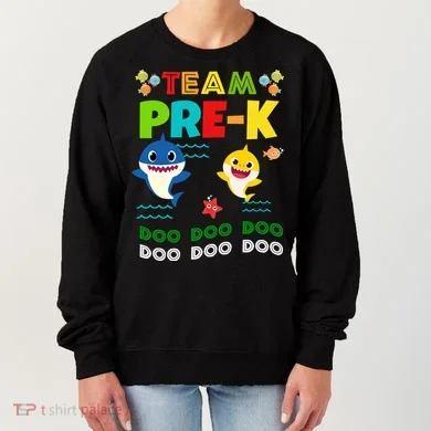 Team Pre-K Shark Doo Doo Doo Women's Sweatshirt