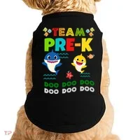 Team Pre-K Shark Doo Doo Doo Doggie Tank thumb 0