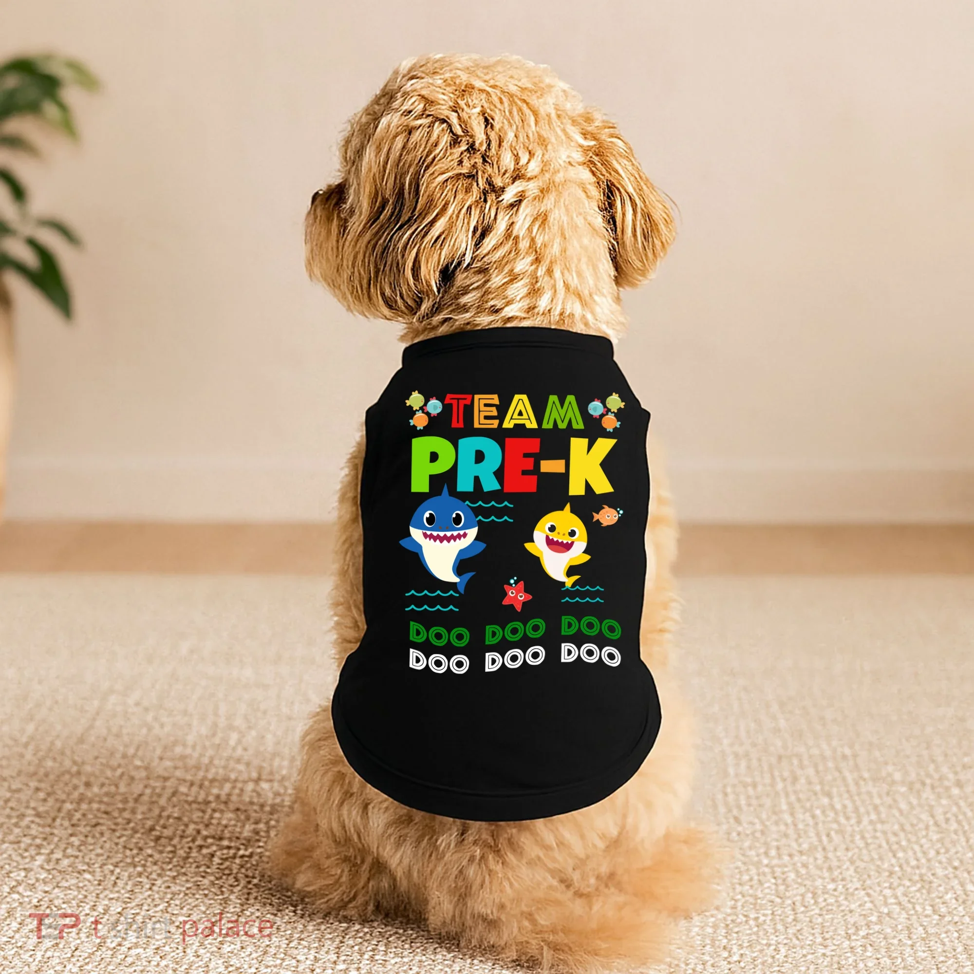 Team Pre-K Shark Doo Doo Doo Doggie Tank