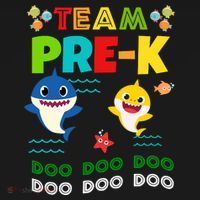 Team Pre-K Shark Doo Doo Doo Apron thumb 3