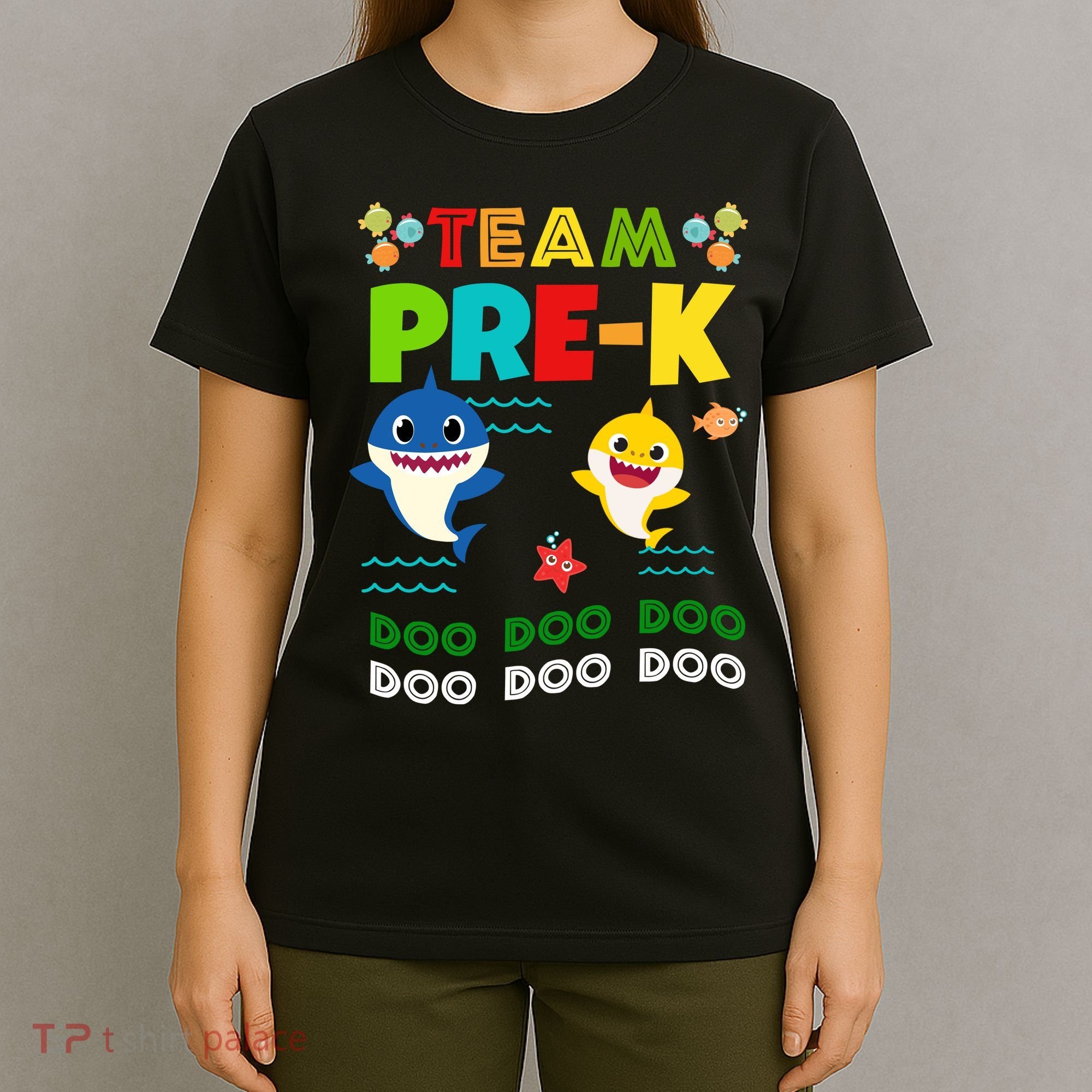 Team Pre-K Shark Doo Doo Doo T-Shirt