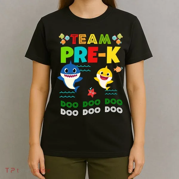 Team Pre-K Shark Doo Doo Doo T-Shirt