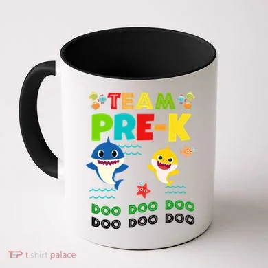 Team Pre-K Shark Doo Doo Doo Coffee Mug