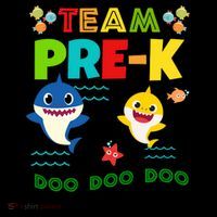 Team Pre-K Shark Doo Doo Doo Coffee Mug thumb 5