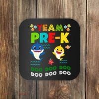 Team Pre-K Shark Doo Doo Doo Coaster thumb 0