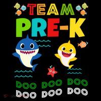 Team Pre-K Shark Doo Doo Doo Mousepad thumb 1