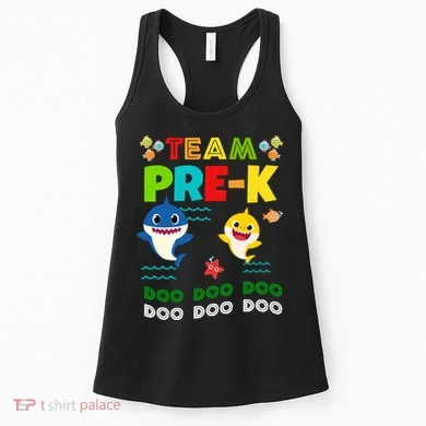Team Pre-K Shark Doo Doo Doo Women's Tank Top