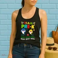 Team Pre-K Shark Doo Doo Doo Women's Tank Top thumb 2