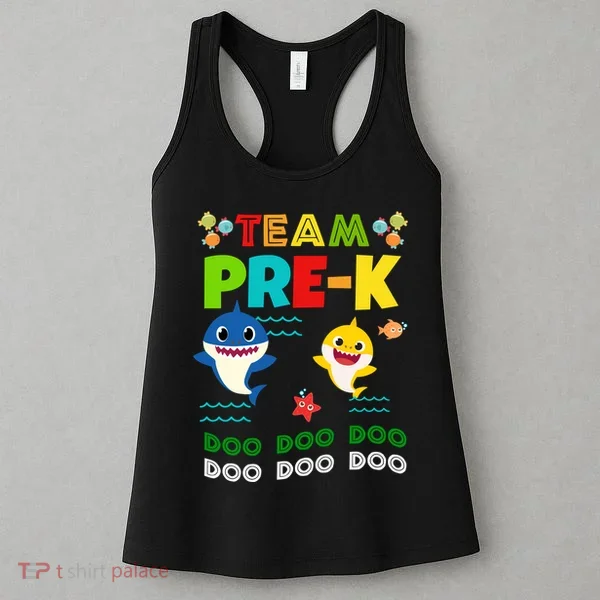 Team Pre-K Shark Doo Doo Doo Women's Tank Top