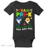 Team Pre-K Shark Doo Doo Doo Baby Bodysuit thumb 0