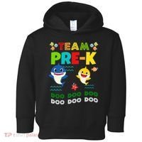 Team Pre-K Shark Doo Doo Doo Toddler Hoodie thumb 0