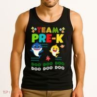Team Pre-K Shark Doo Doo Doo Tank Top thumb 3