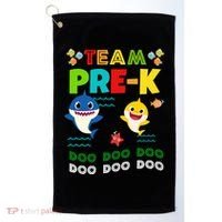 Team Pre-K Shark Doo Doo Doo Golf Towel thumb 0