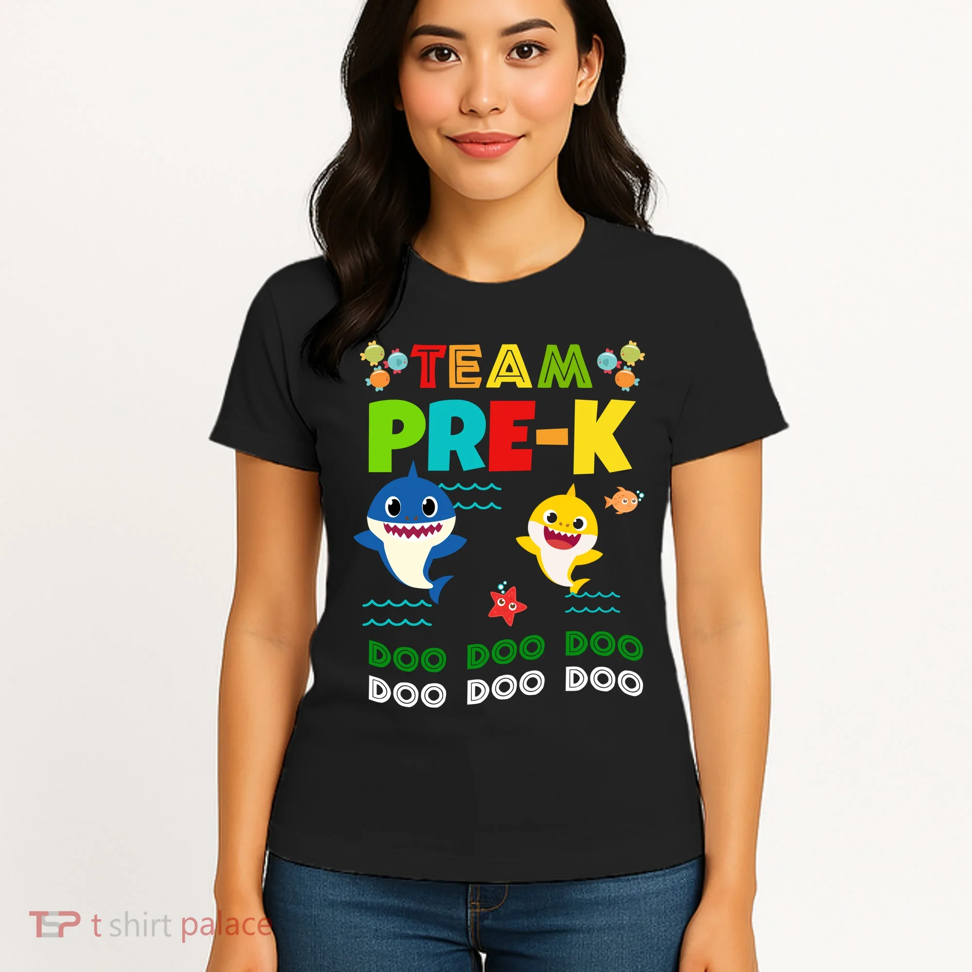 Team Pre-K Shark Doo Doo Doo Women's T-Shirt