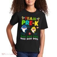 Team Pre-K Shark Doo Doo Doo Kids T-Shirt thumb 2