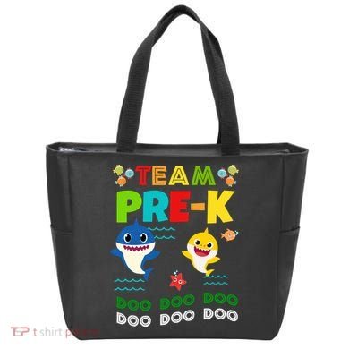Team Pre-K Shark Doo Doo Doo Tote Bag