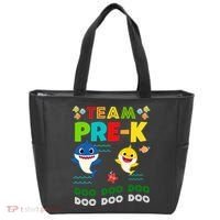 Team Pre-K Shark Doo Doo Doo Tote Bag thumb 0