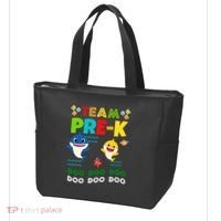 Team Pre-K Shark Doo Doo Doo Tote Bag thumb 3