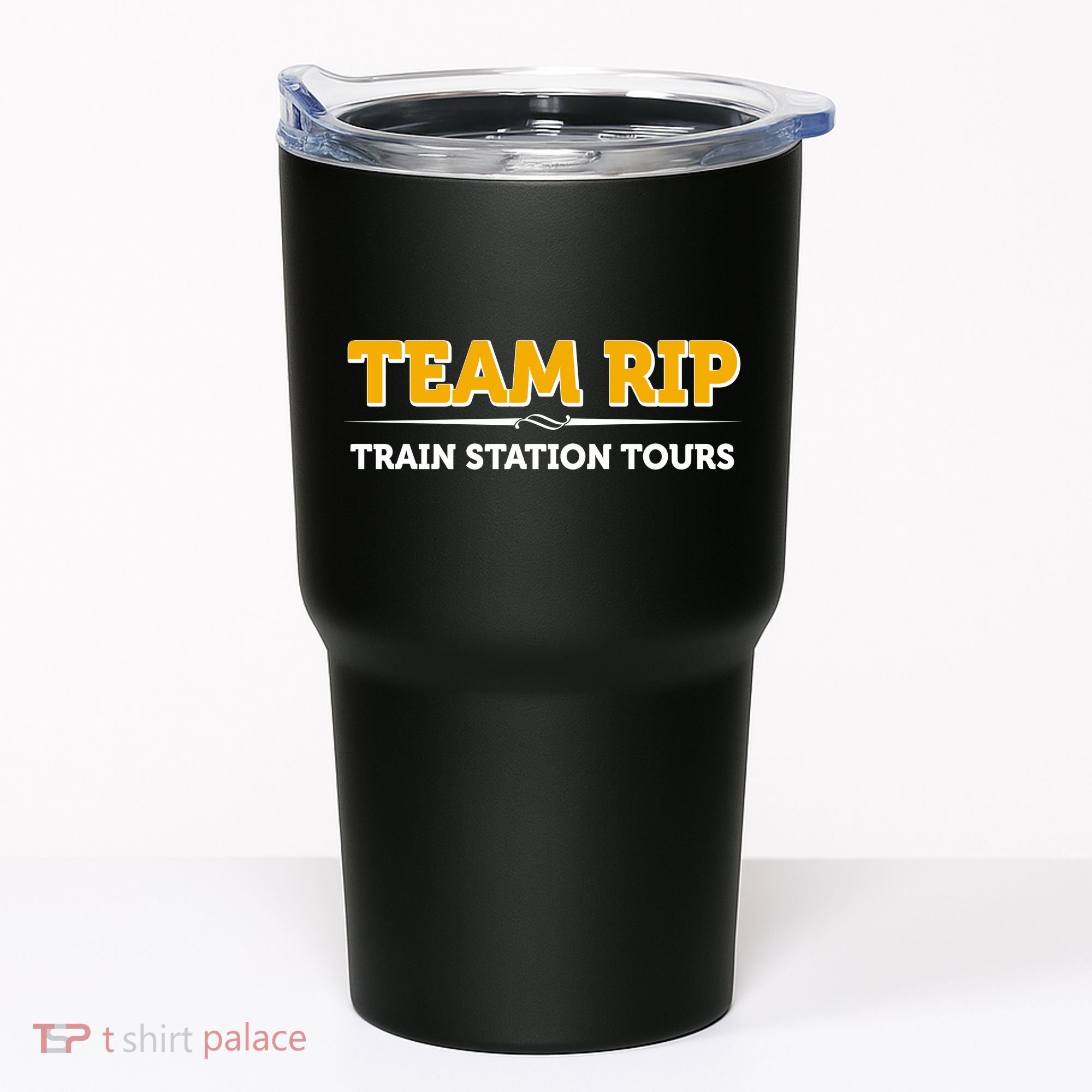 Team Rip Train Station Tours Yellowstone Tumbler