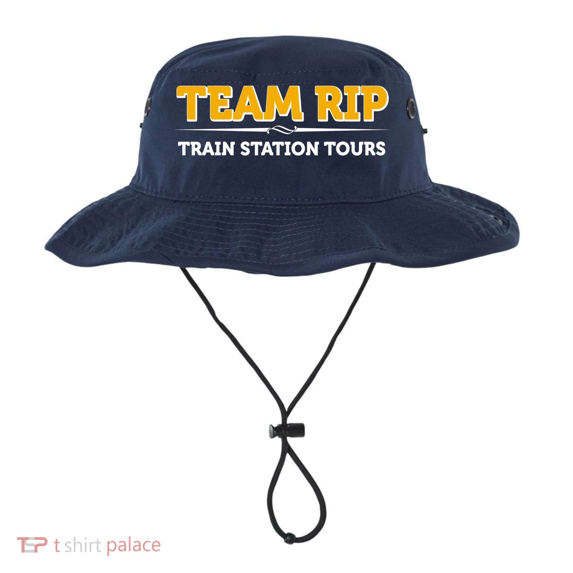 Team Rip Train Station Tours Yellowstone Bucket Hat