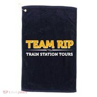 Team Rip Train Station Tours Yellowstone Golf Towel thumb 0