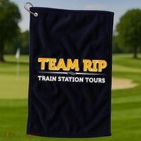 Team Rip Train Station Tours Yellowstone Golf Towel thumb 1