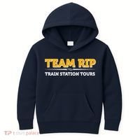 Team Rip Train Station Tours Yellowstone Kids Hoodie thumb 0