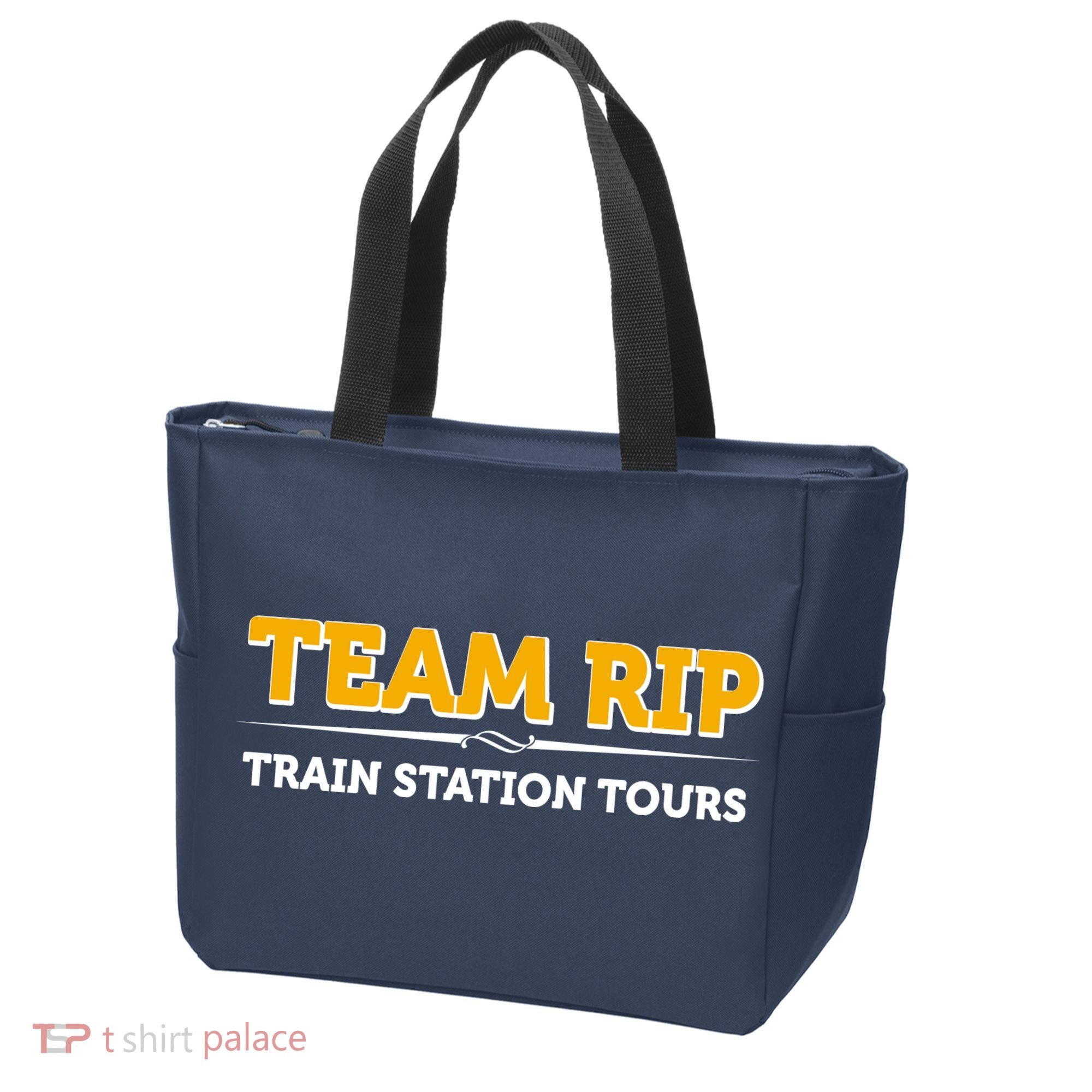 Team Rip Train Station Tours Yellowstone Tote Bag