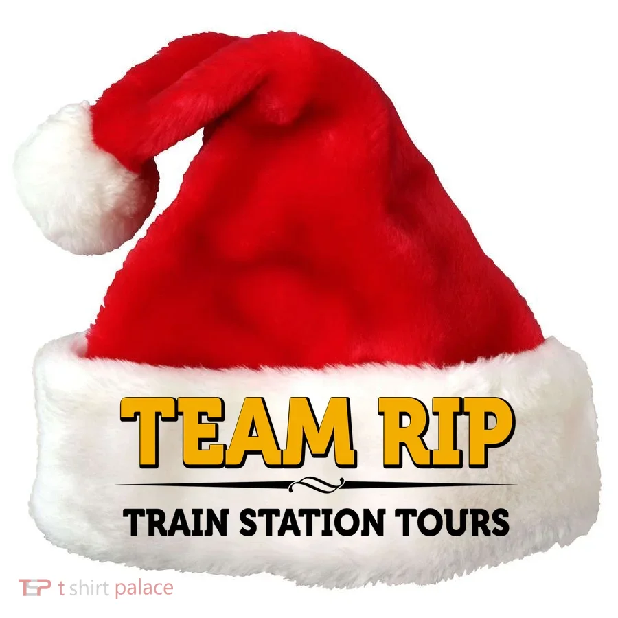 Team Rip Train Station Tours Yellowstone Santa Hat