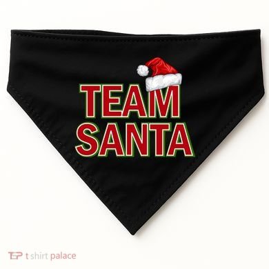 Team Santa Logo USA-Made Doggie Bandana