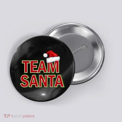 Team Santa Logo Button