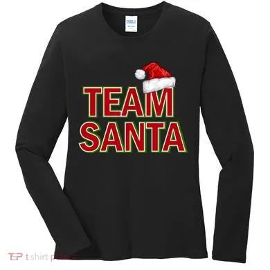 Team Santa Logo Women's Long Sleeve Shirt
