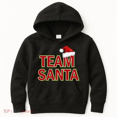 Team Santa Logo Kids Hoodie