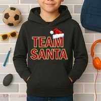 Team Santa Logo Kids Hoodie thumb 2