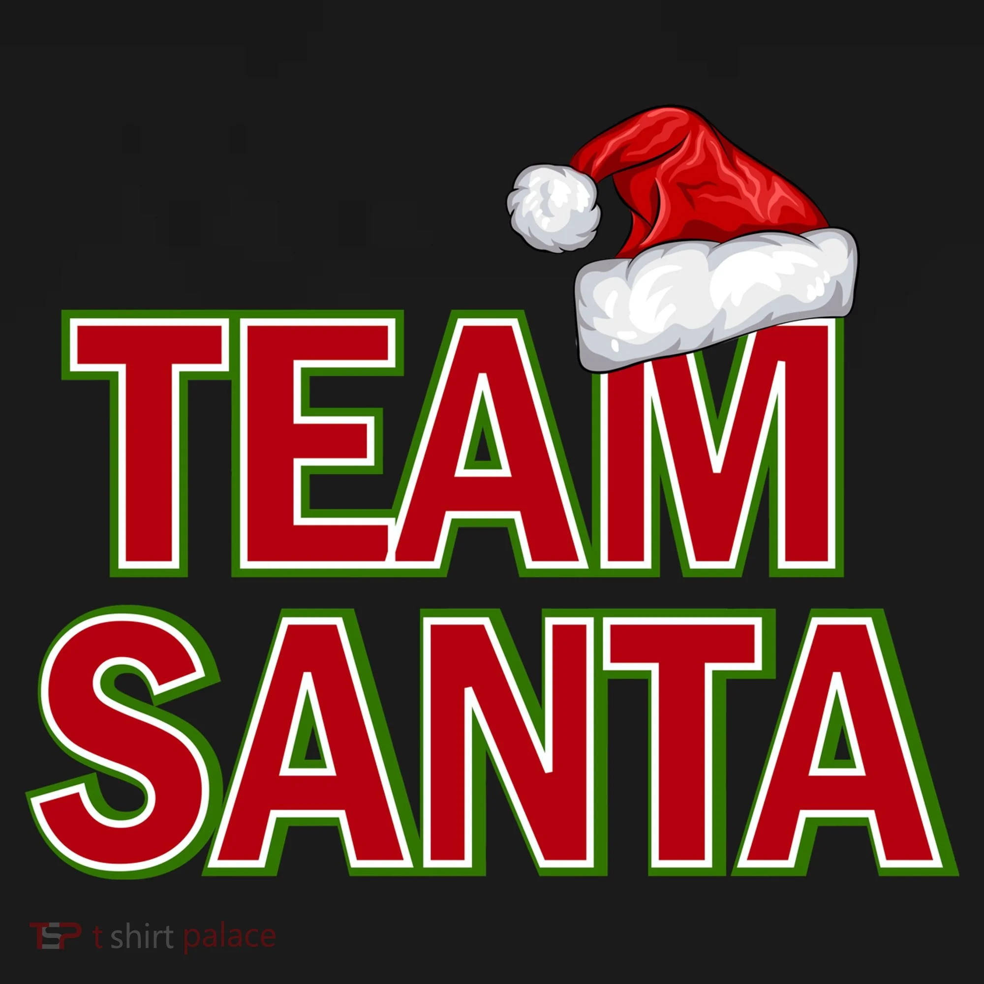 Team Santa Logo Kids Long Sleeve Shirt