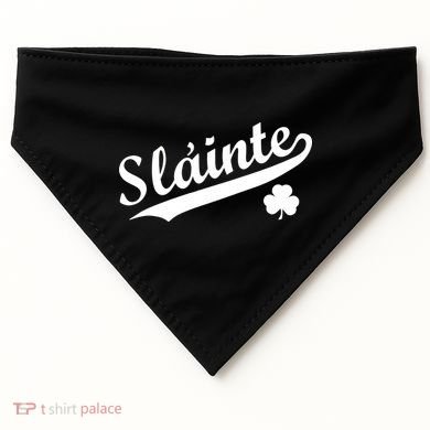 Team Slainte Irish Clover St. Patrick's Day USA-Made Doggie Bandana