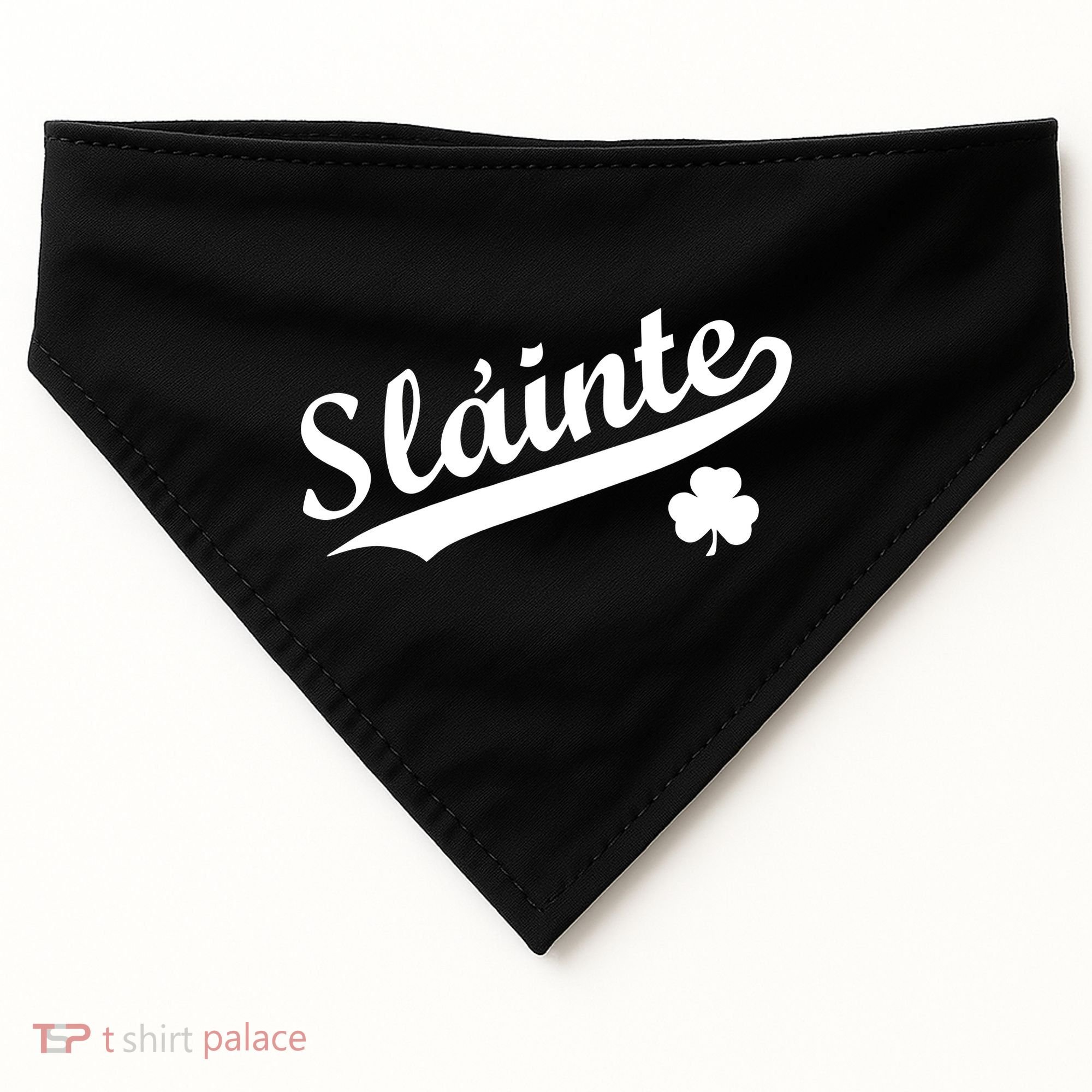 Team Slainte Irish Clover St. Patrick's Day USA-Made Doggie Bandana