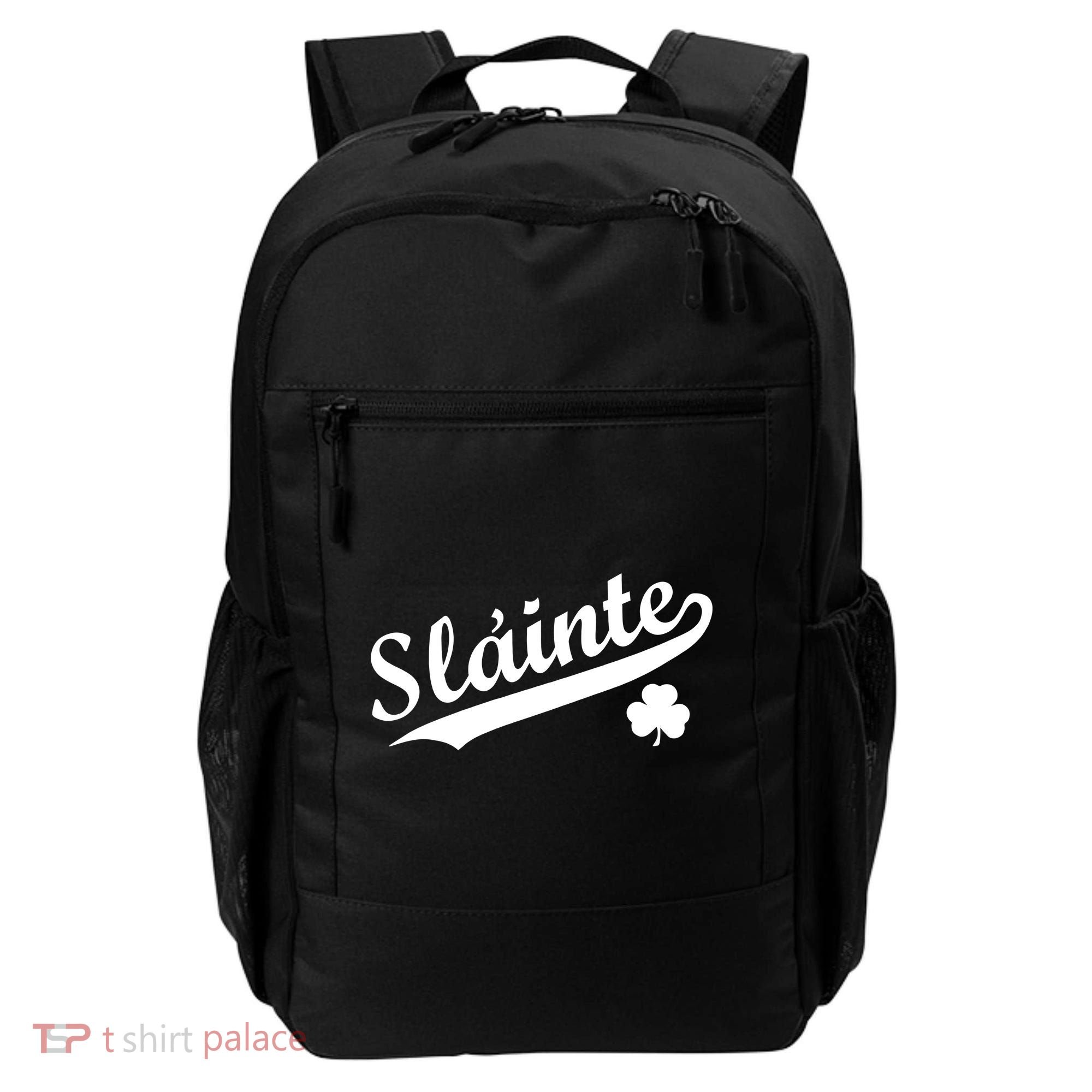 Team Slainte Irish Clover St. Patrick's Day Backpack