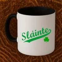 Team Slainte Irish Clover St. Patrick's Day Coffee Mug thumb 2