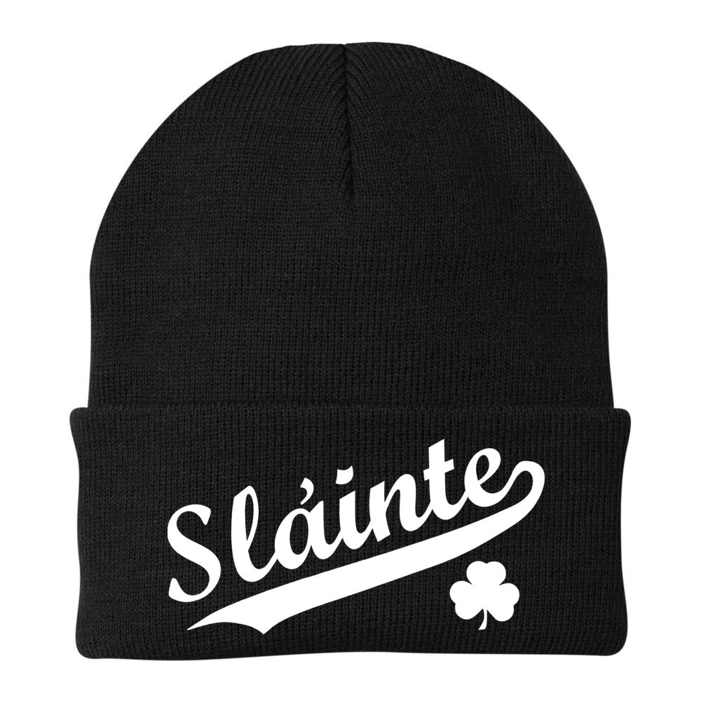 Team Slainte Irish Clover St. Patrick's Day Beanie