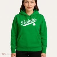 Team Slainte Irish Clover St. Patrick's Day Hoodie thumb 5