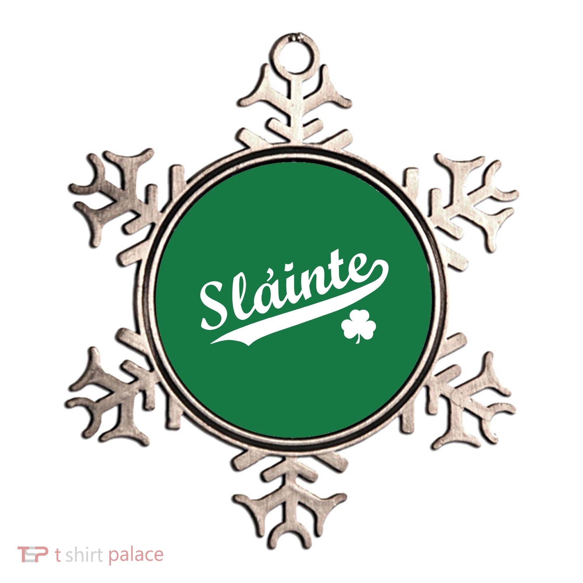 Team Slainte Irish Clover St. Patrick's Day Ornament
