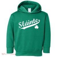 Team Slainte Irish Clover St. Patrick's Day Toddler Hoodie thumb 0