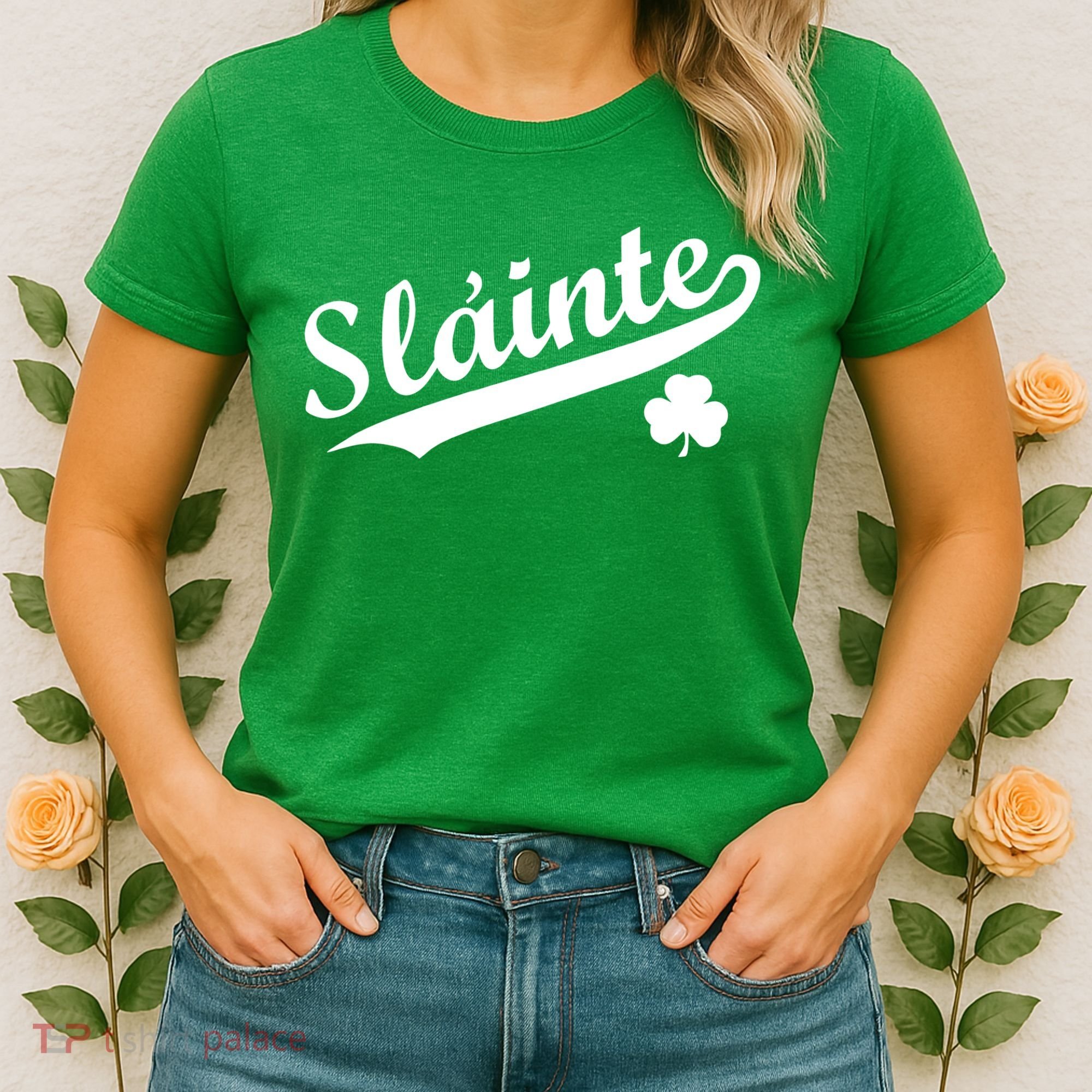 Team Slainte Irish Clover St. Patrick's Day Women's T-Shirt