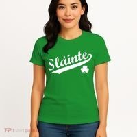 Team Slainte Irish Clover St. Patrick's Day Women's T-Shirt thumb 4