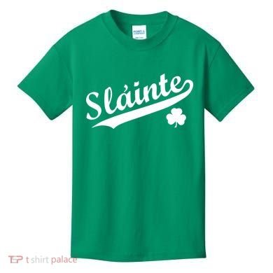 Team Slainte Irish Clover St. Patrick's Day Kids T-Shirt